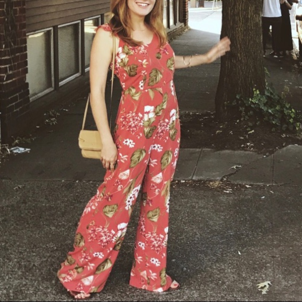 Floral jumpsuit